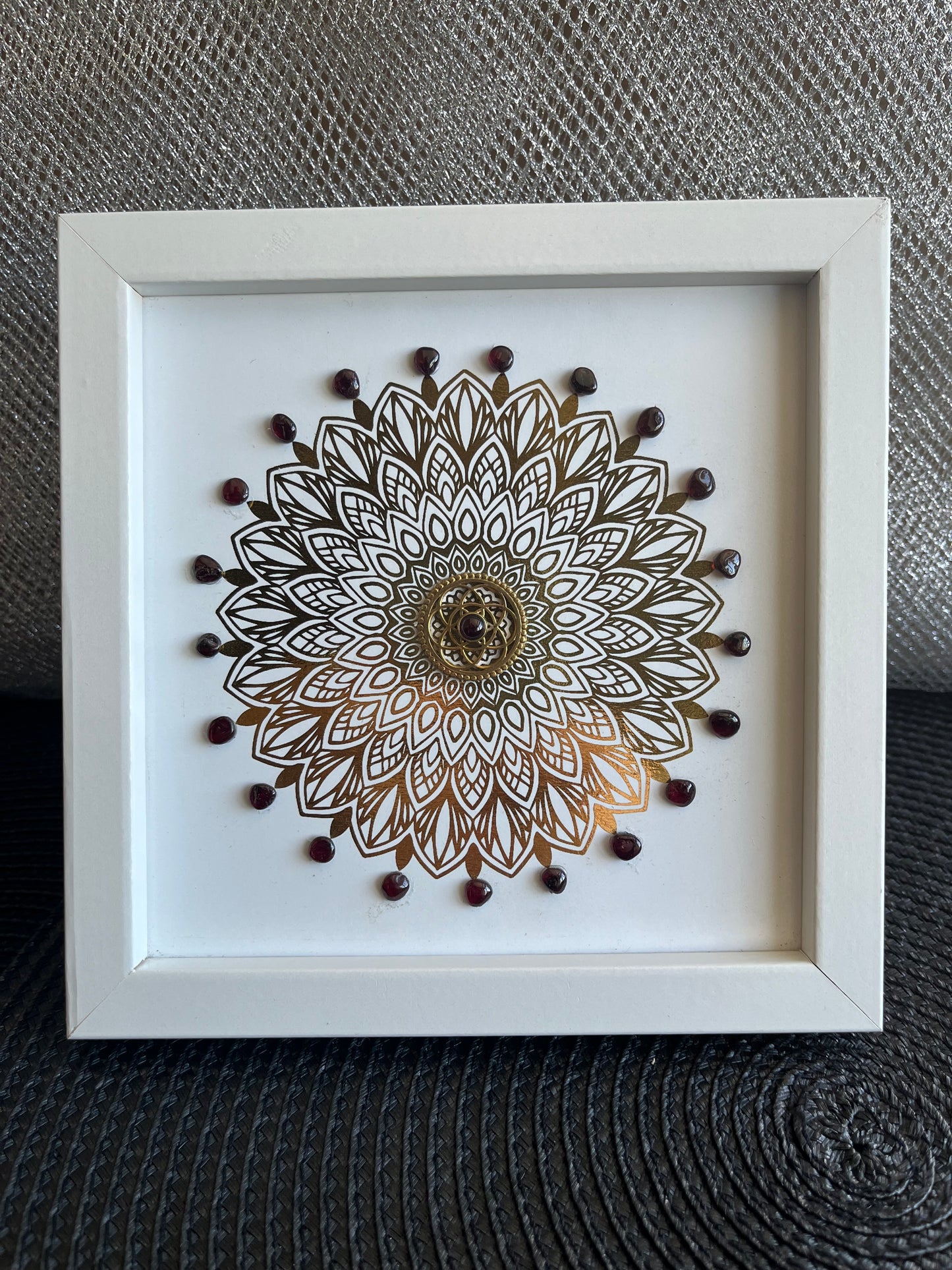 Garnet (Root Chakra) Crystal Grid