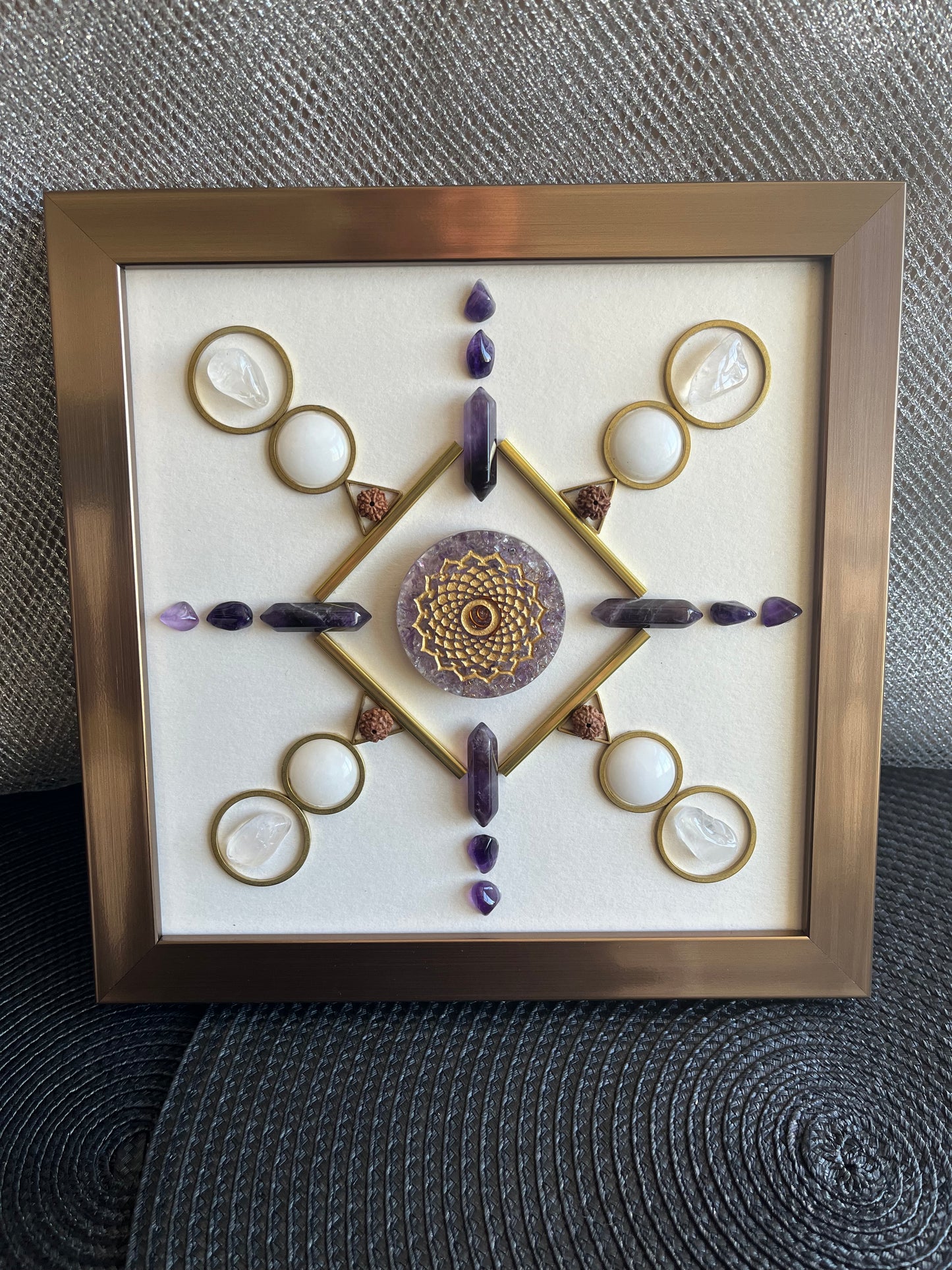 Crown Chakra Crystal Grid