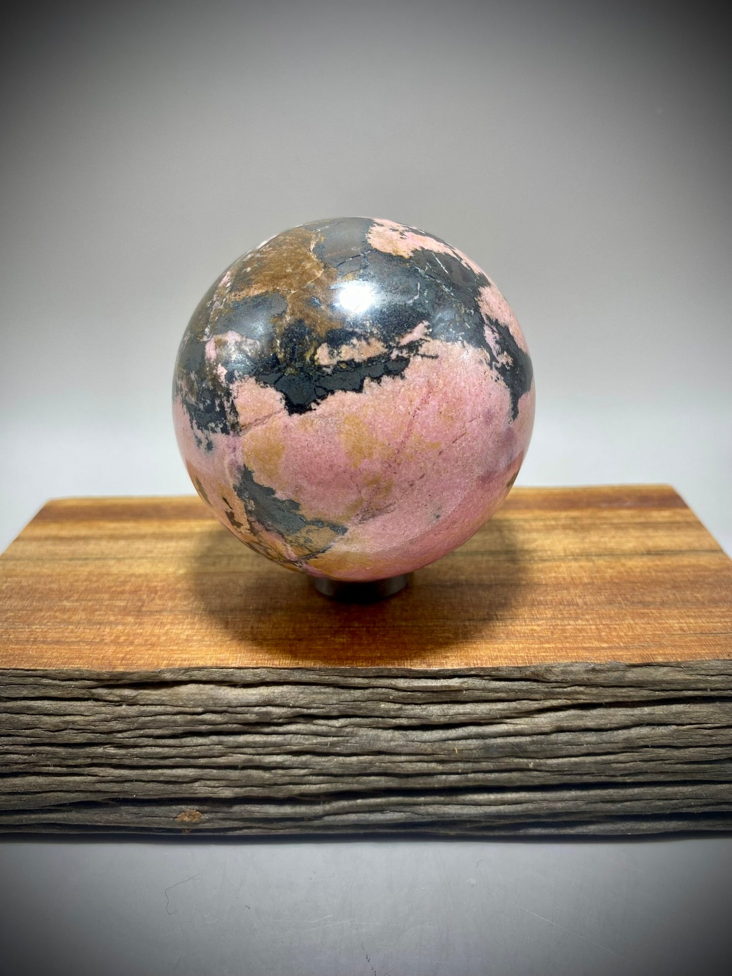 Rhodonite Sphere