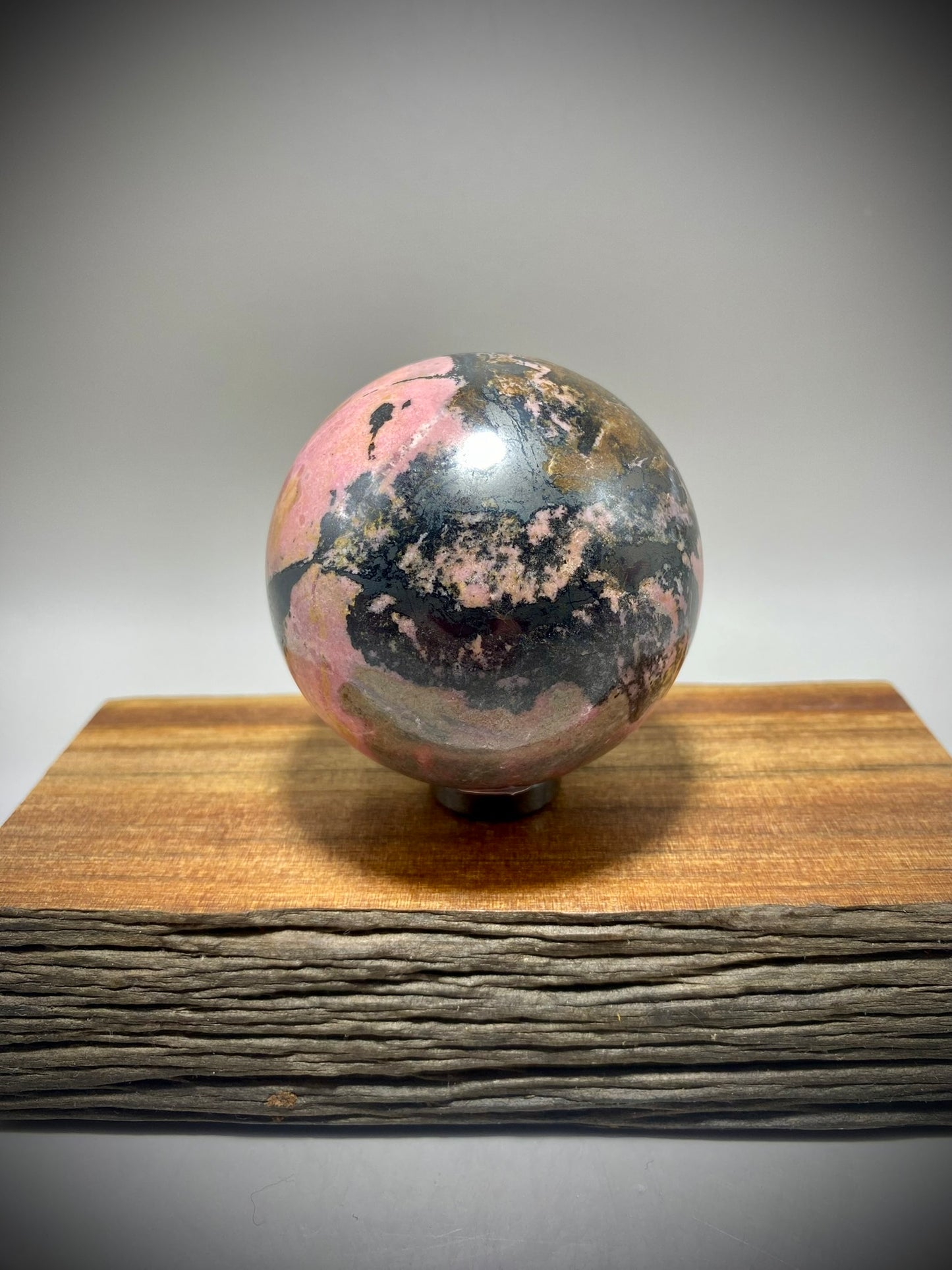 Rhodonite Sphere