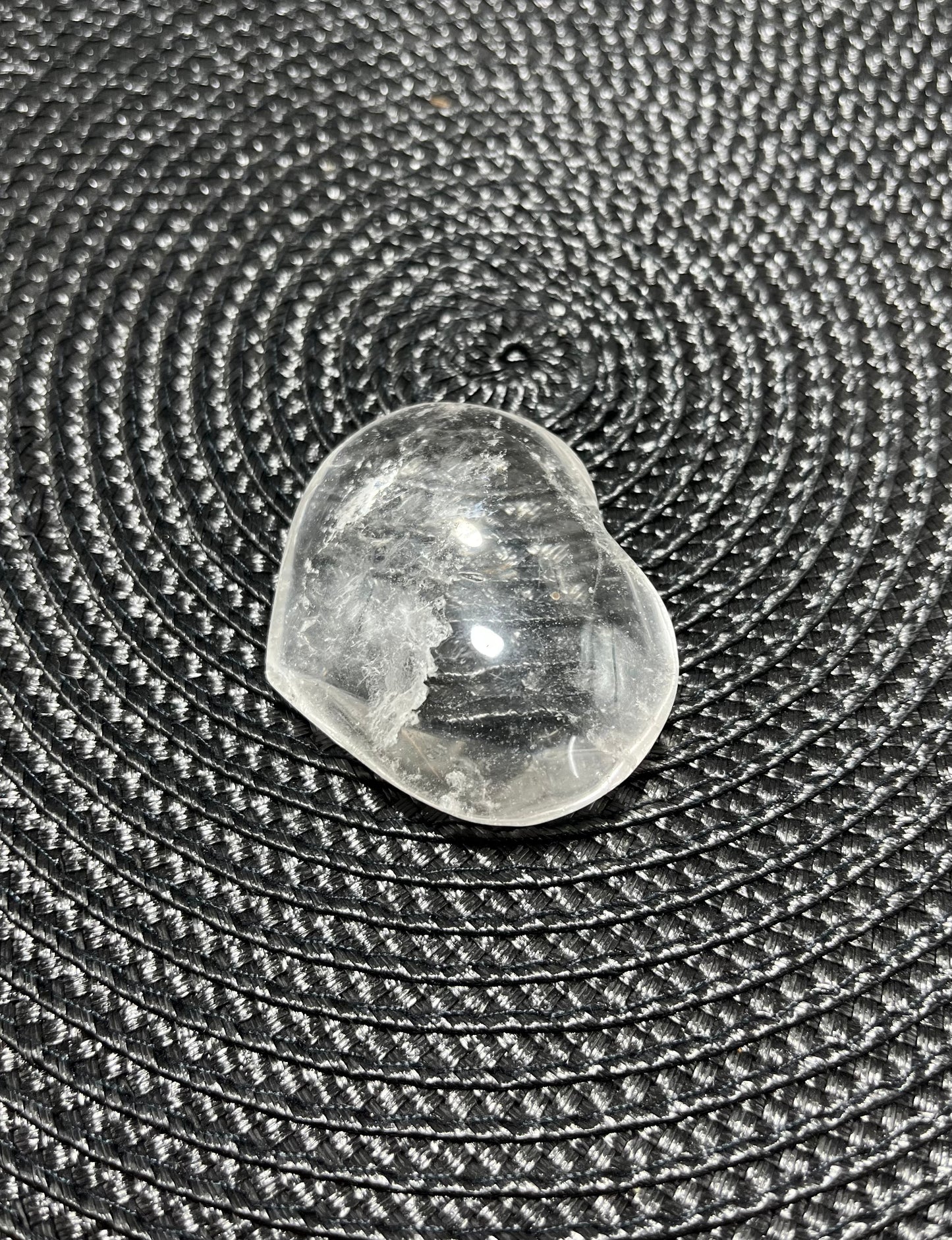 Crystal Quartz Heart