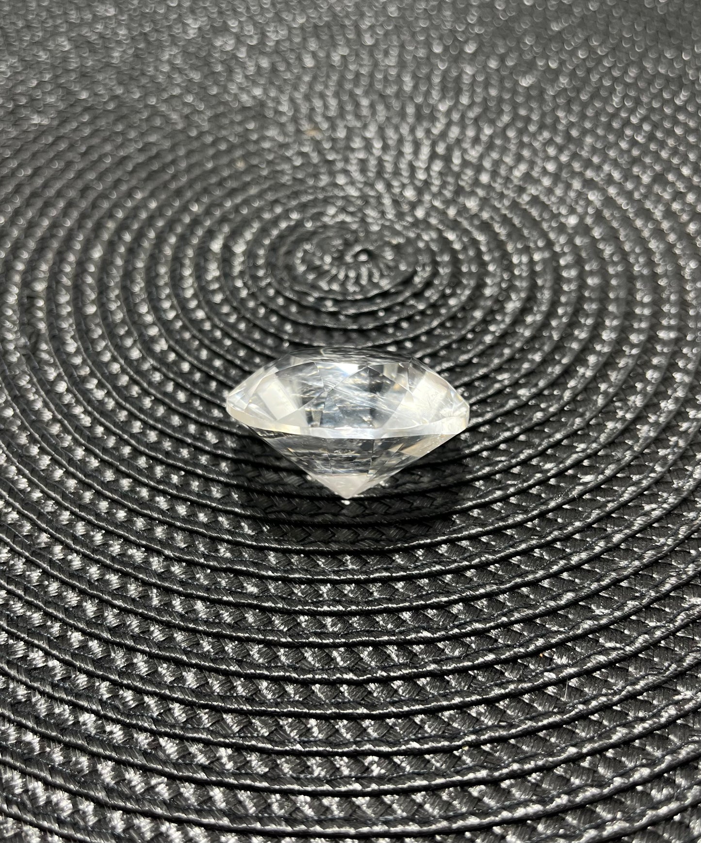 Faceted Clear Quartz Diamond Shaped