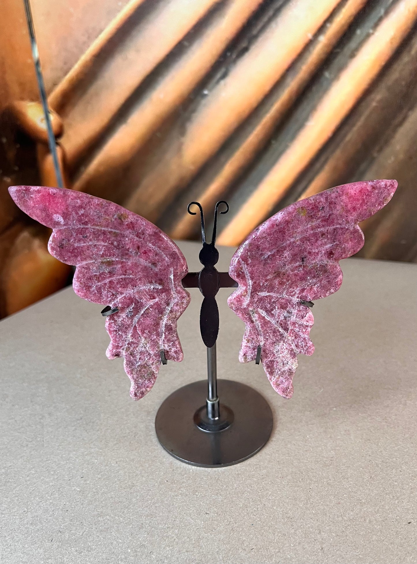 Rhodonite Butterfly