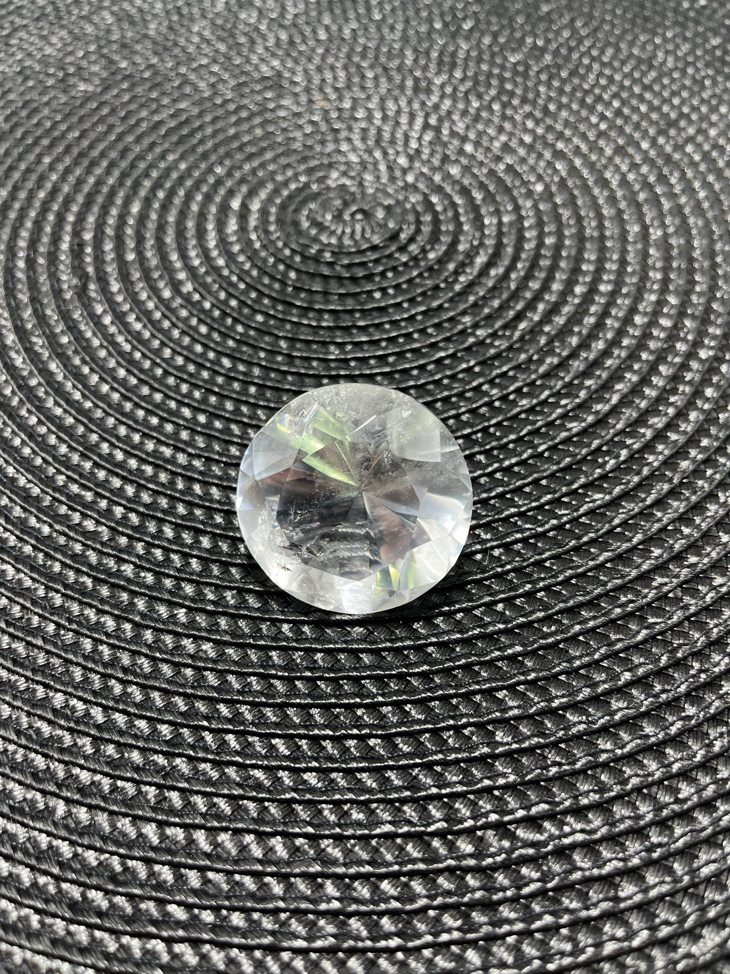 Faceted Clear Quartz Diamond Shape