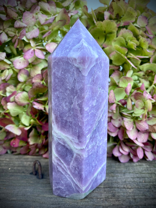 Lilac Lepidolite Tower