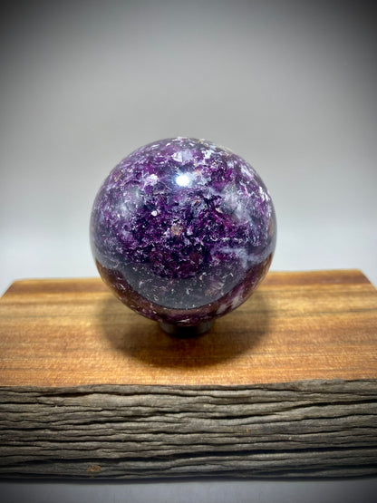 Lepidolite Sphere