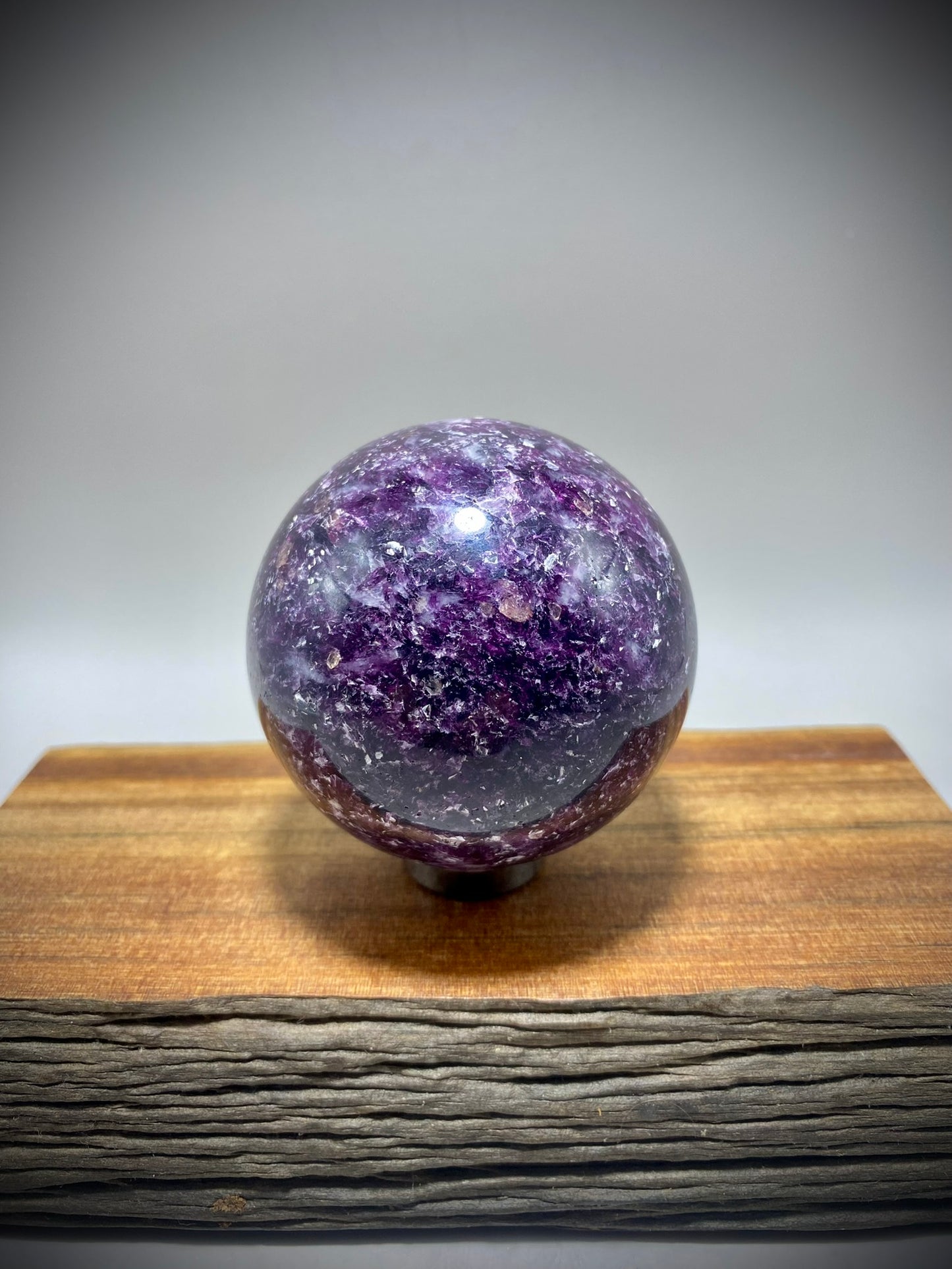 Lepidolite Sphere