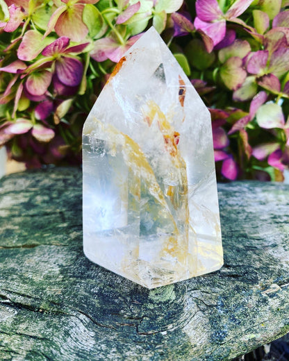 Golden Healer Quartz Point -Small