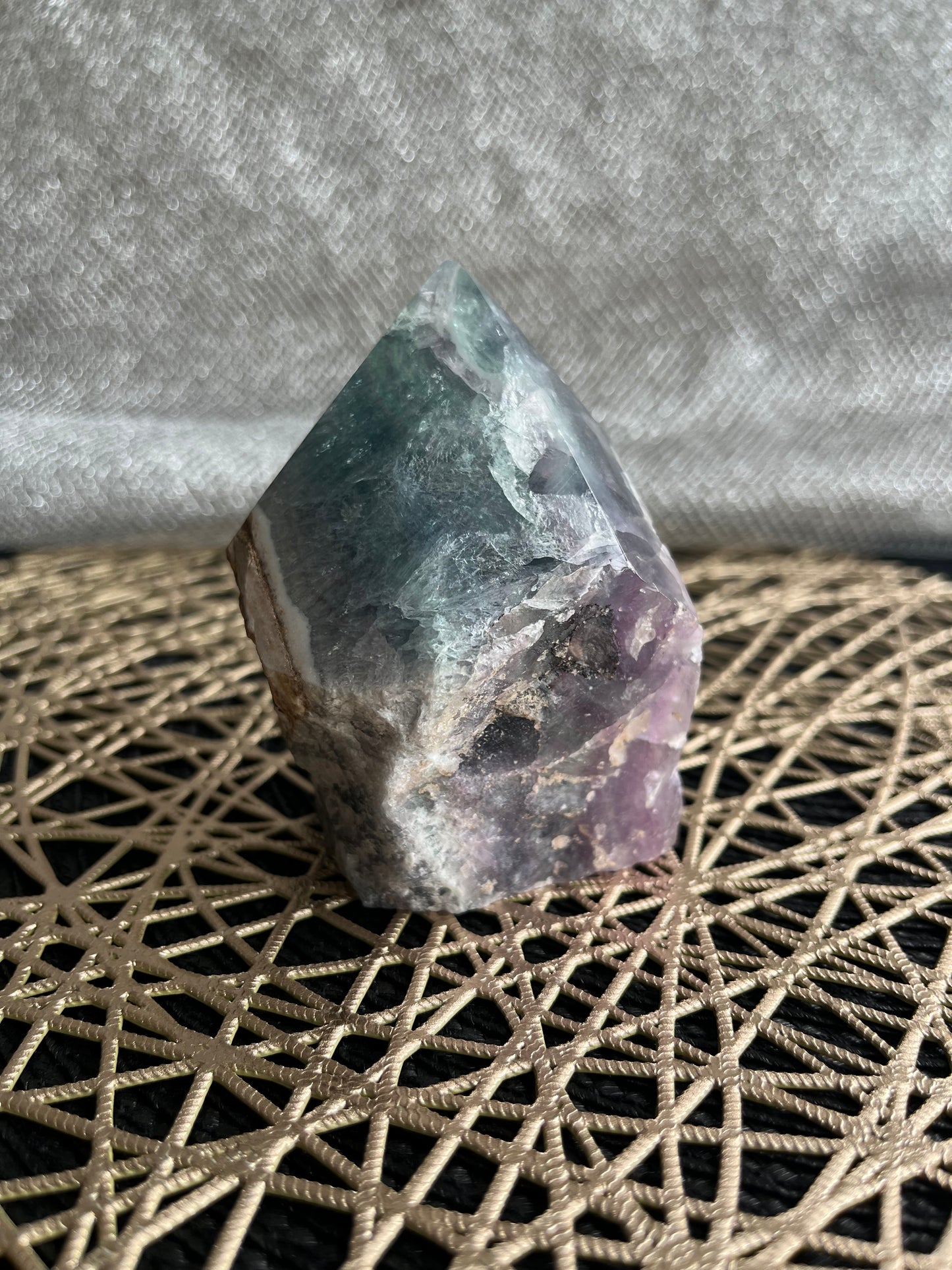 Fluorite Top Polished Point