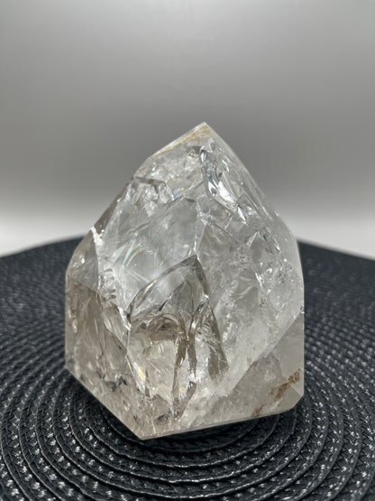 Clear Quartz with Rainbow Inclusions