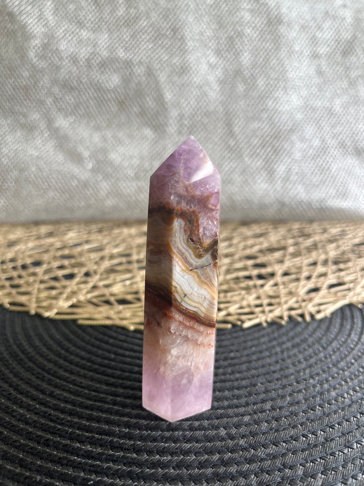 Banded Amethyst Tower