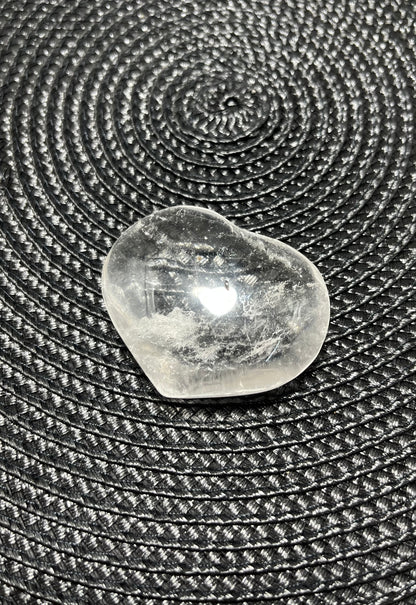 Crystal Quartz Heart