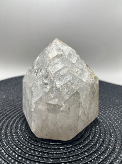 Clear Quartz with Rainbow Inclusions