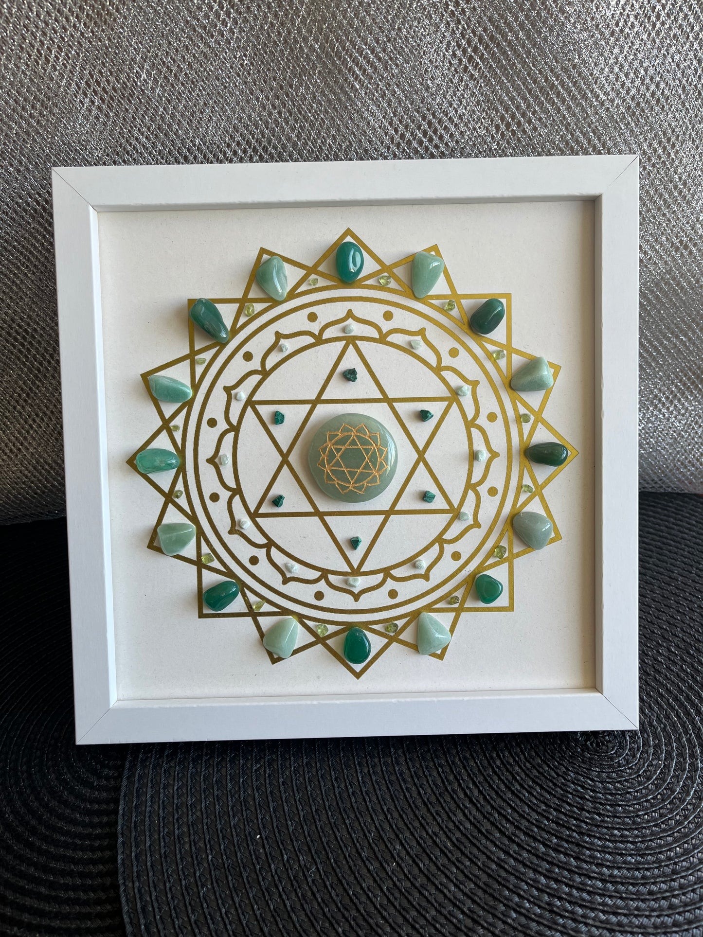 Heart Chakra Crystal Grid
