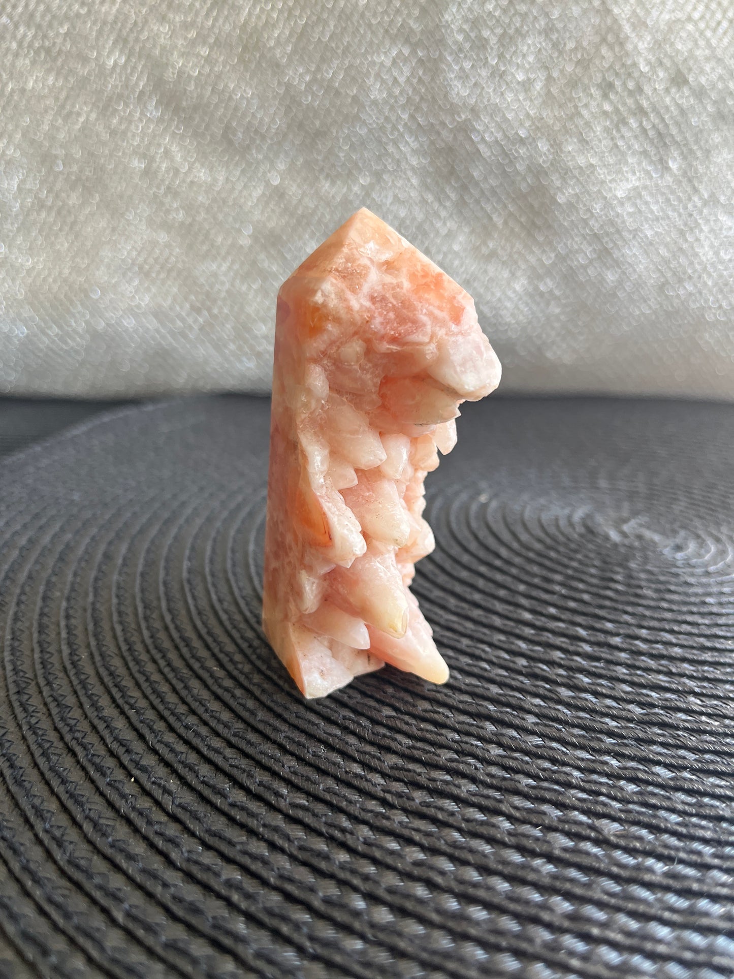 Red Banded Calcite Tower