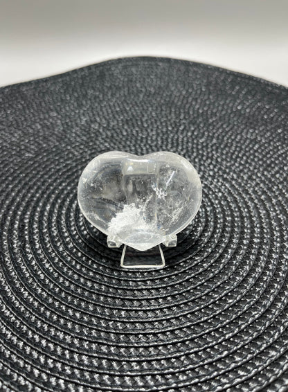 Crystal Quartz Heart