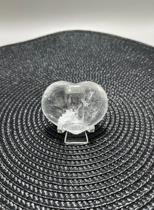 Crystal Quartz Heart