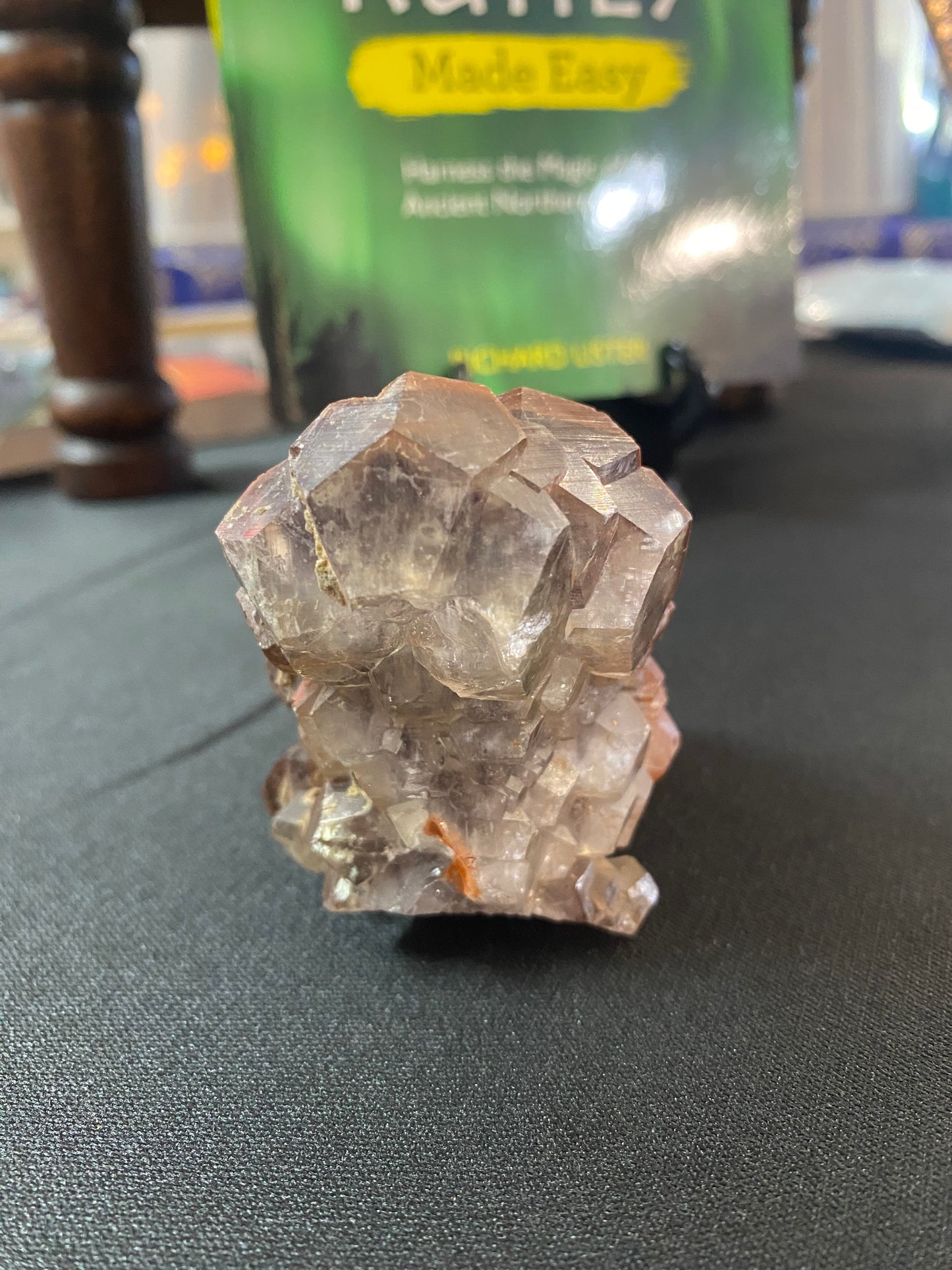 Calcite w/Hemitite