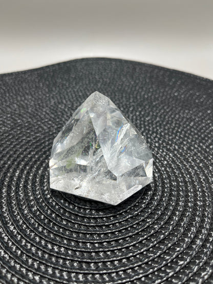 Clear Quartz point - with Rainbows