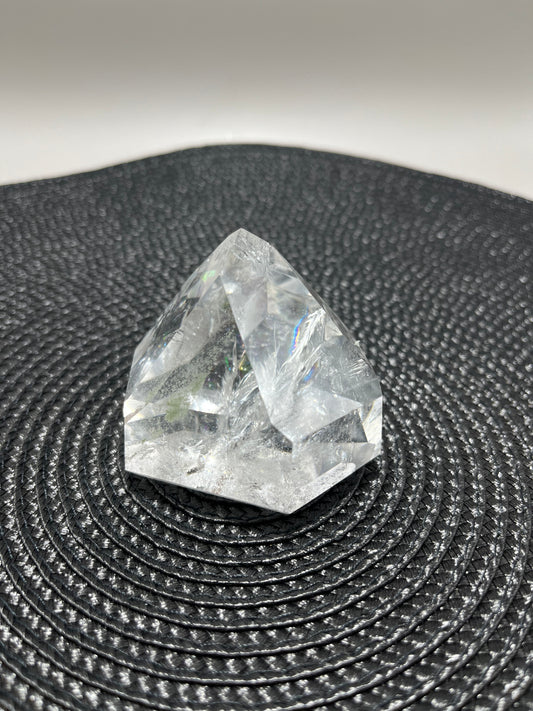 Clear Quartz point - with Rainbows