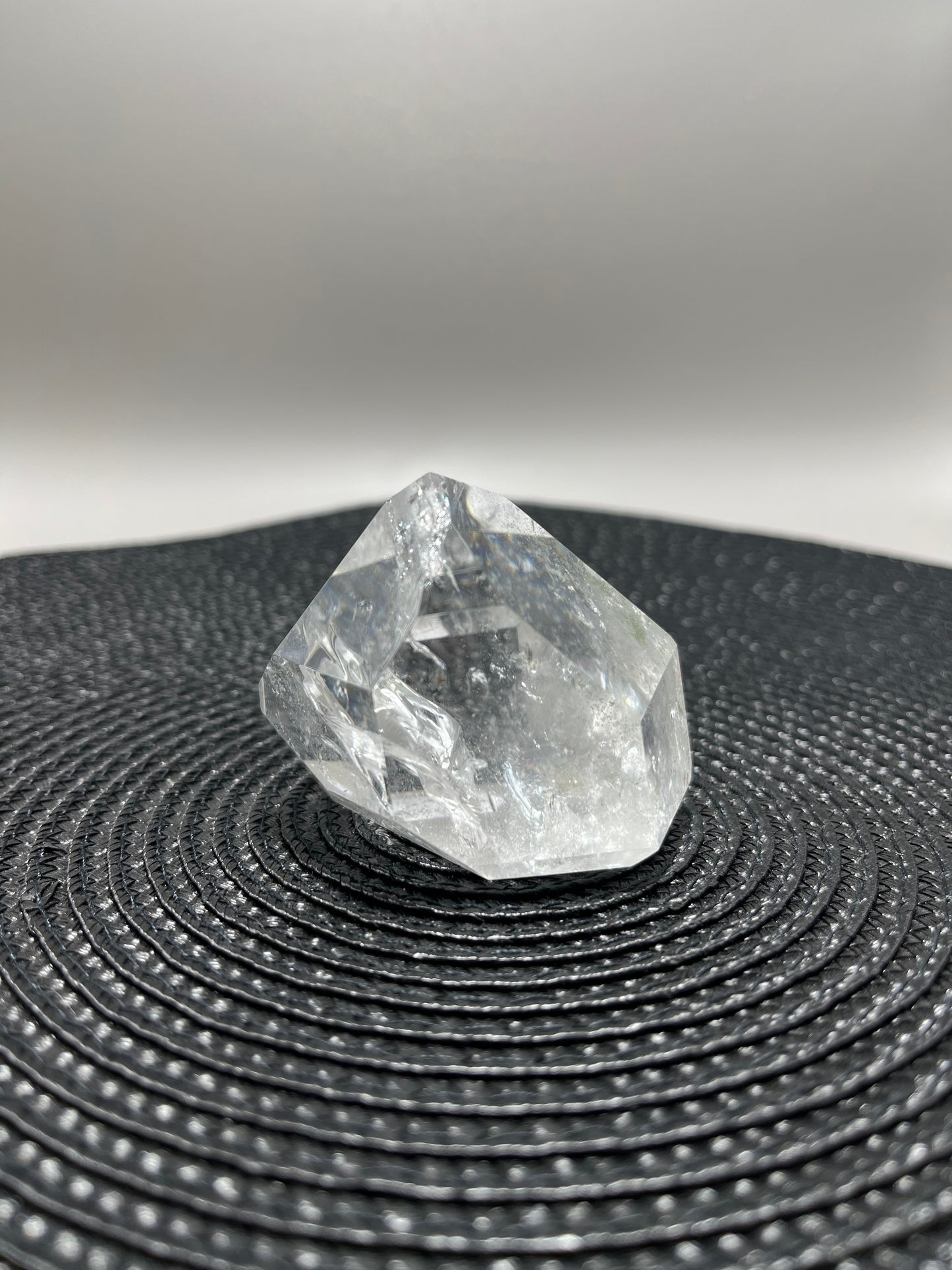 Clear Quartz point - with Rainbows