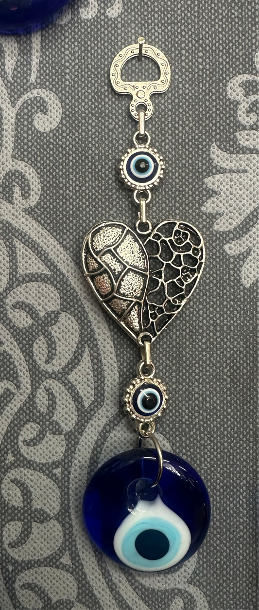 Evil Eye Heart wall Hanging