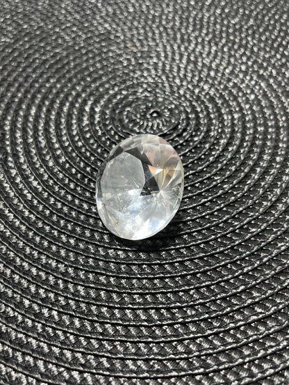Faceted Clear Quartz Diamond Shaped