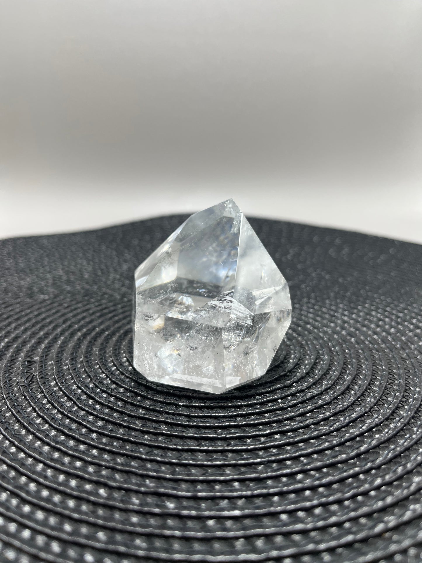 Clear Quartz point - with Rainbows