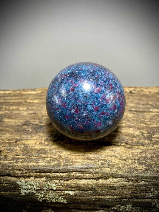 Ruby in Kyanite Sphere