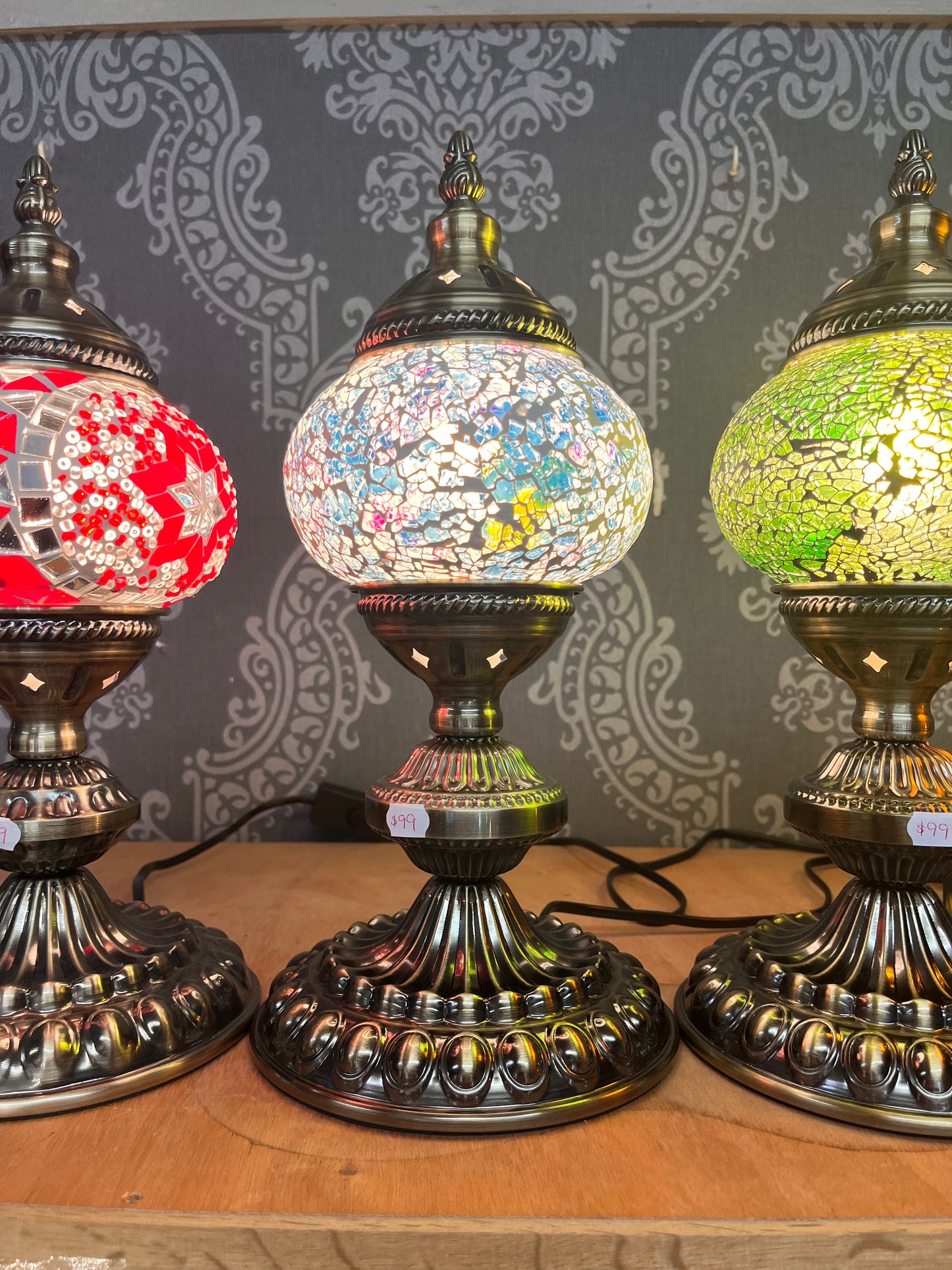 Handmade Turkish Mosaic Table Lamp