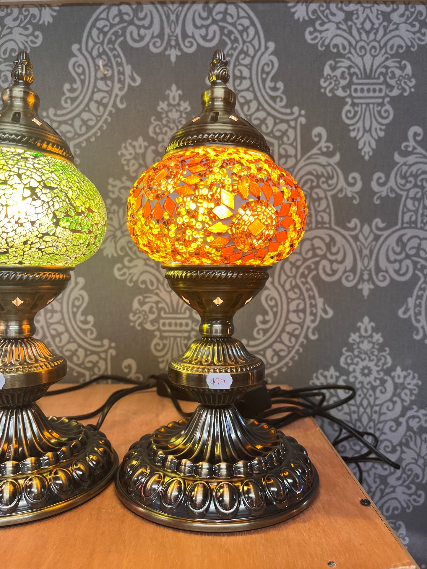 Handmade Turkish Mosaic Table Lamp