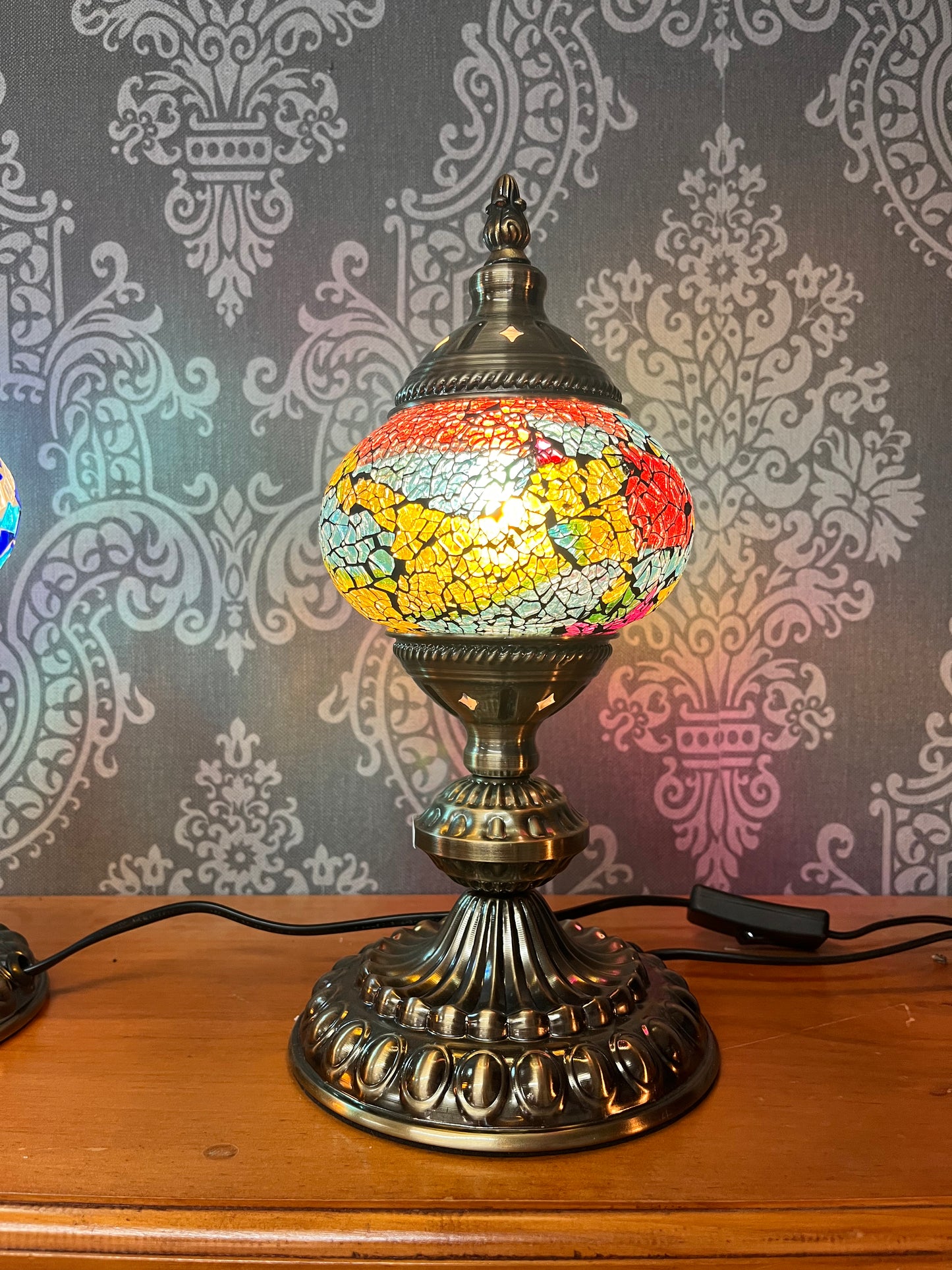 Handmade Turkish Mosaic Table Lamp