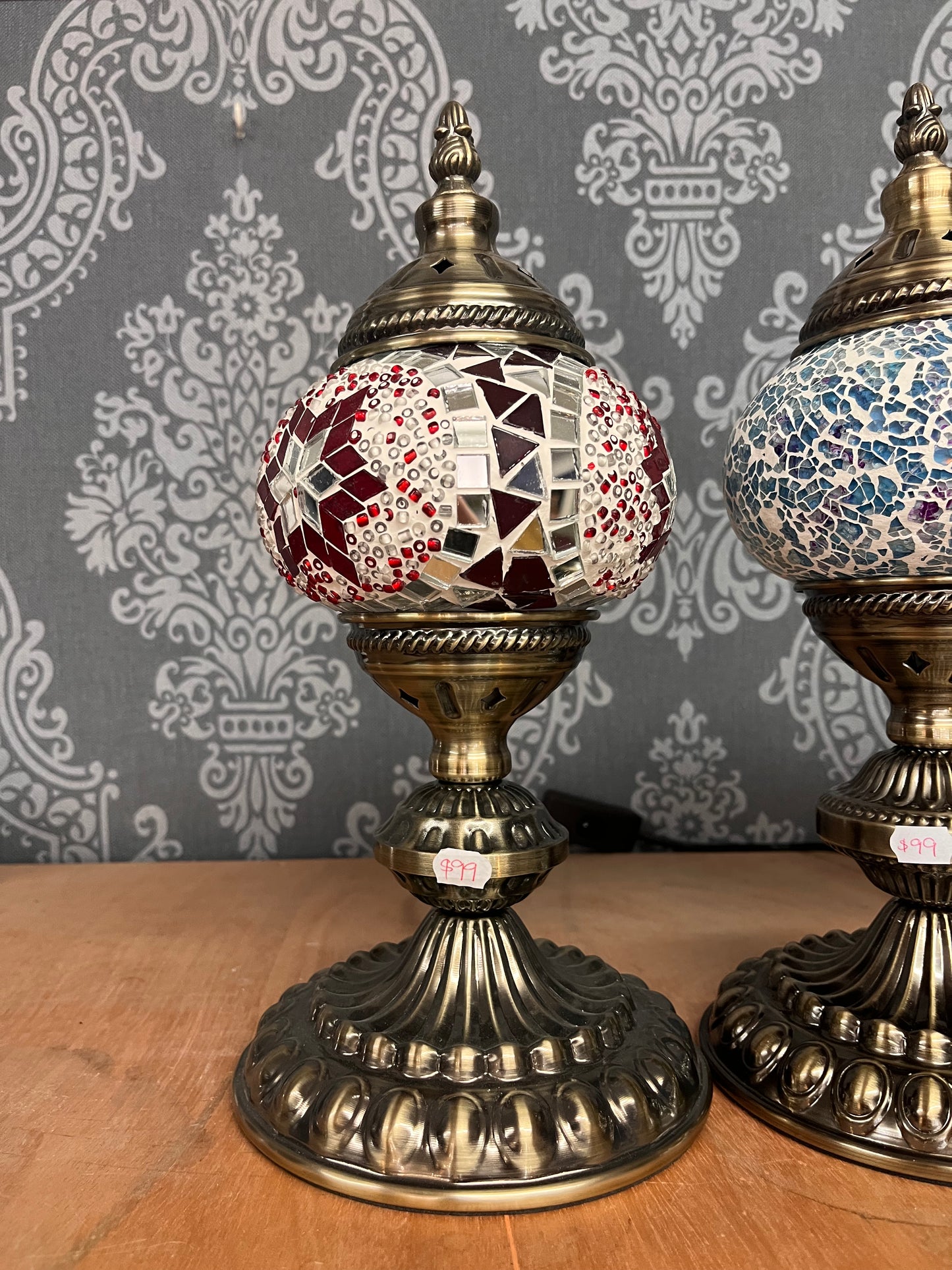 Handmade Turkish Mosaic Table Lamp