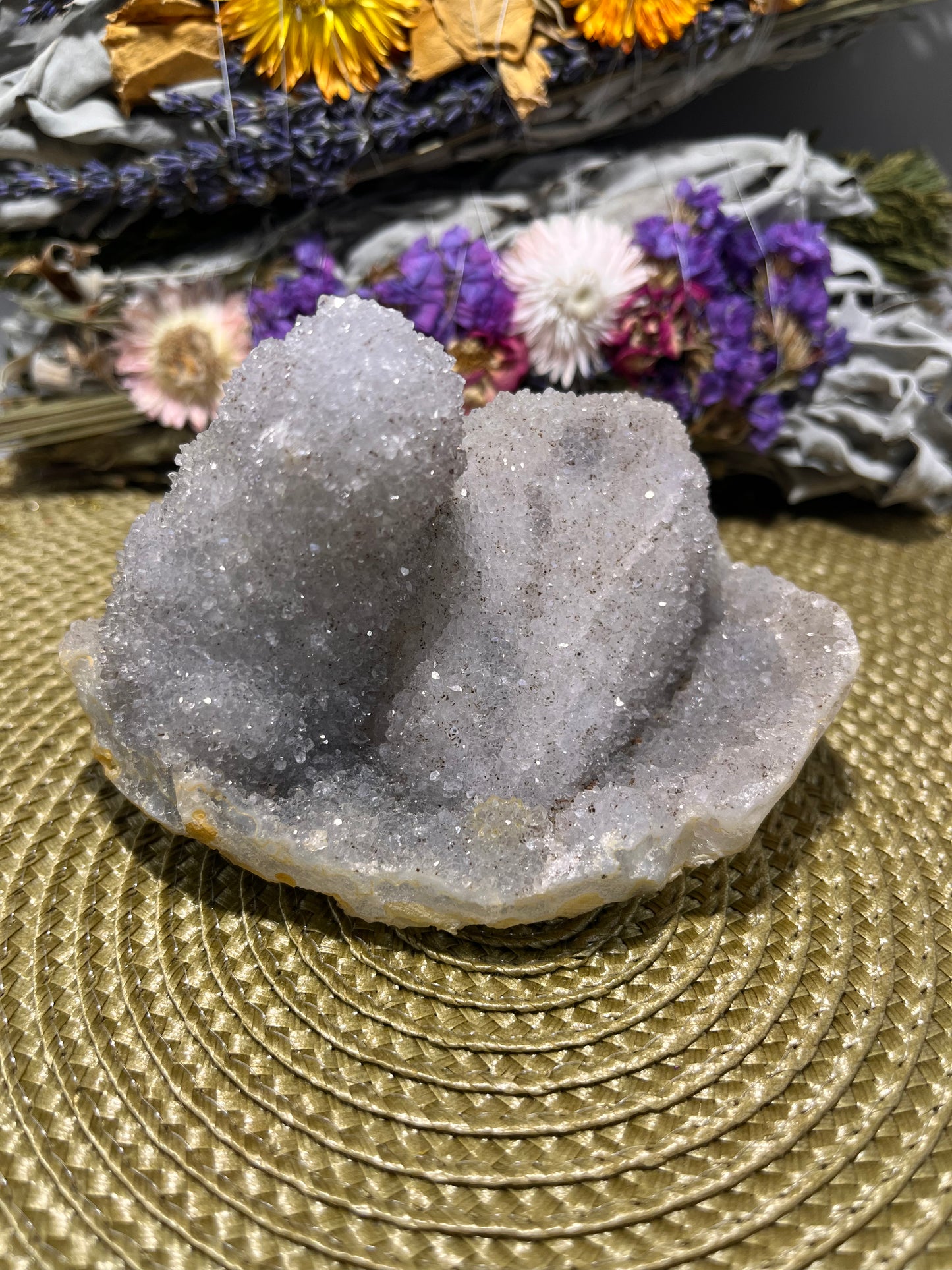 Amethyst Stalactite Cluster