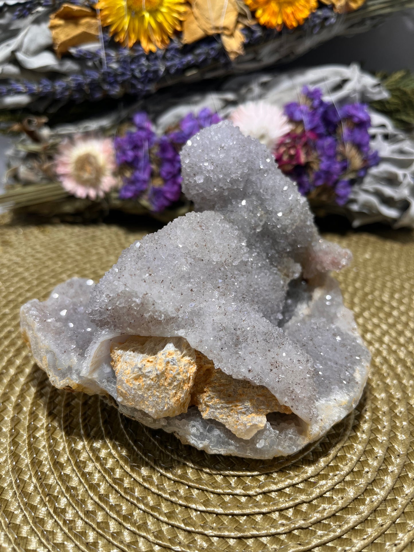 Amethyst Stalactite Cluster