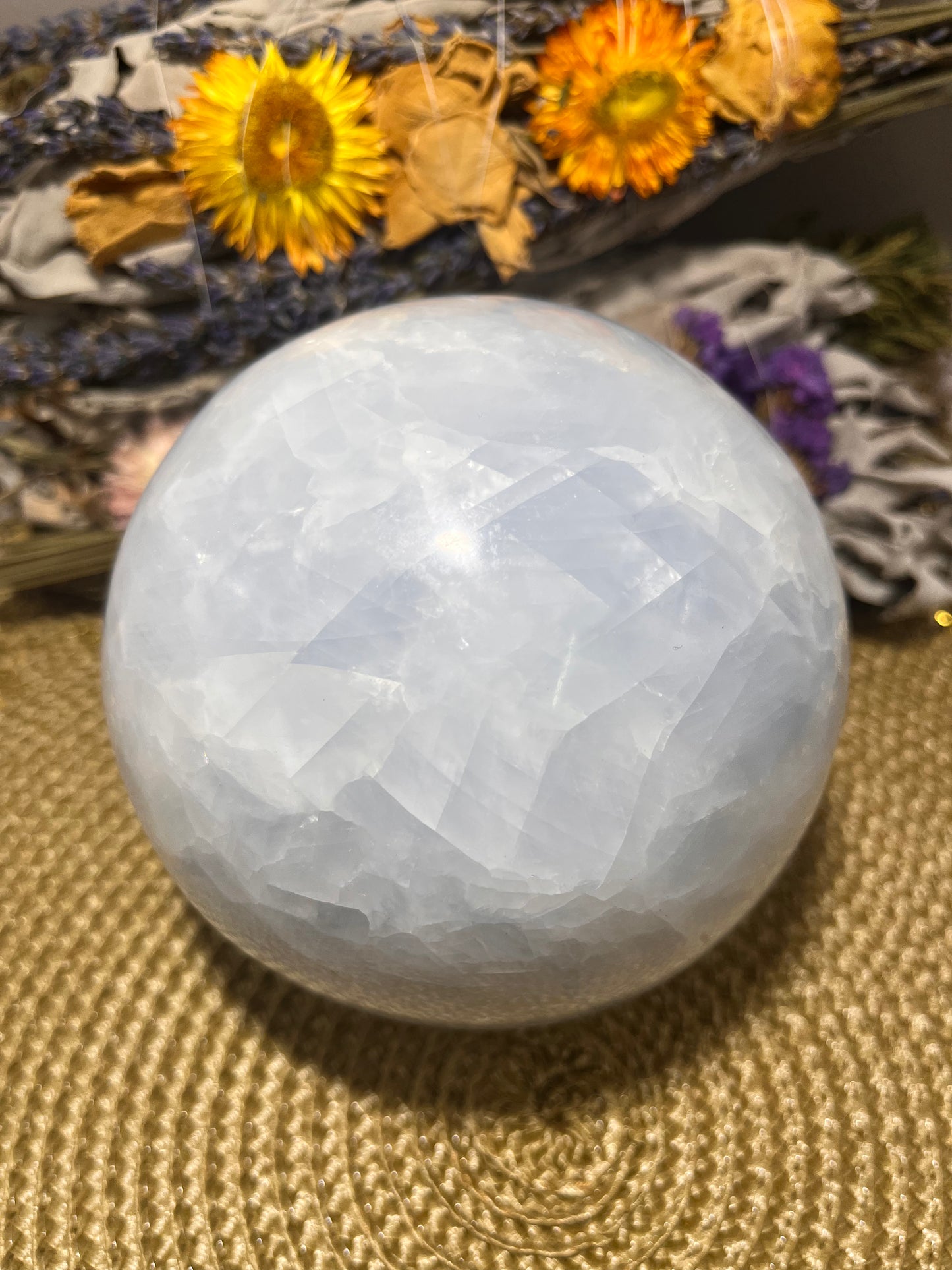 Celestite Sphere