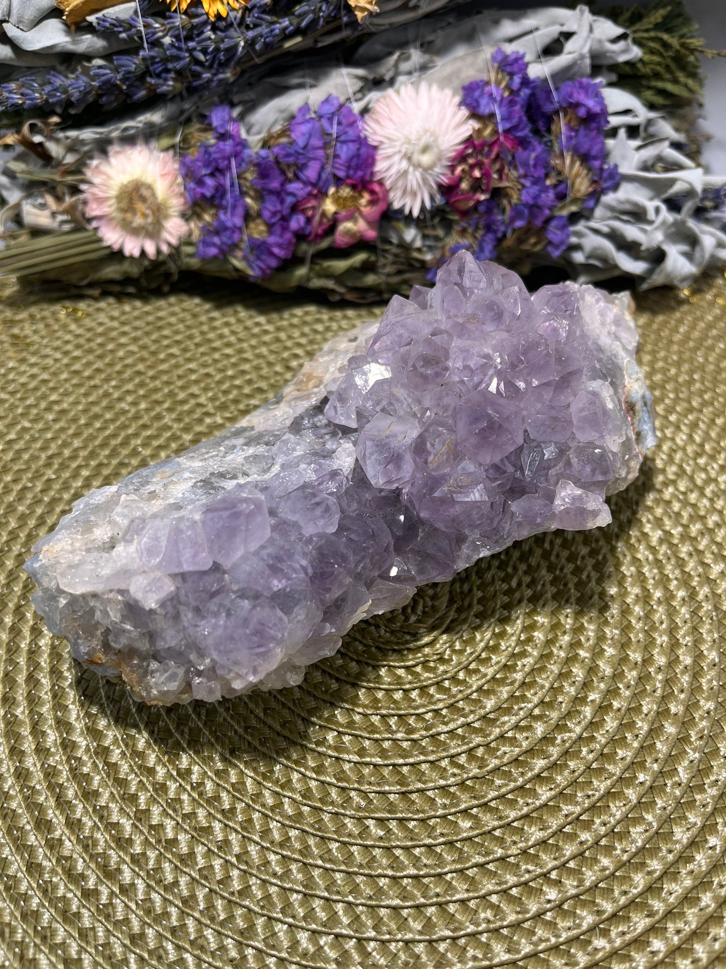 Amethyst Flower Cluster