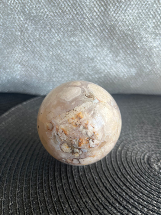 Flower Agate Sphere