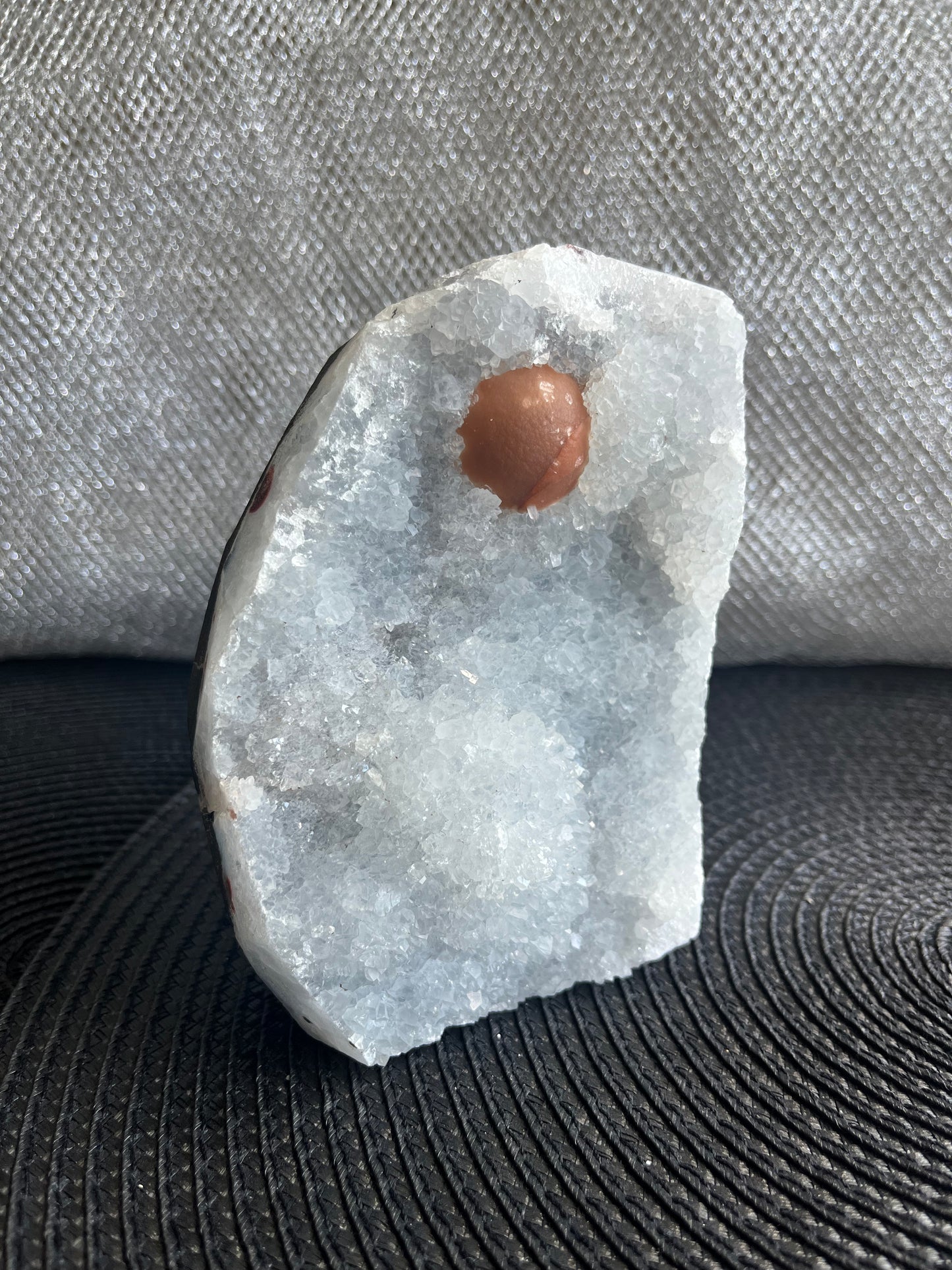 Botryoidal Fluorite in Quartz