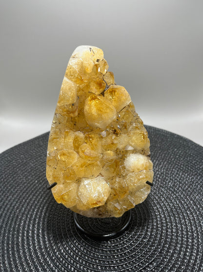 Citrine Cluster w/stand