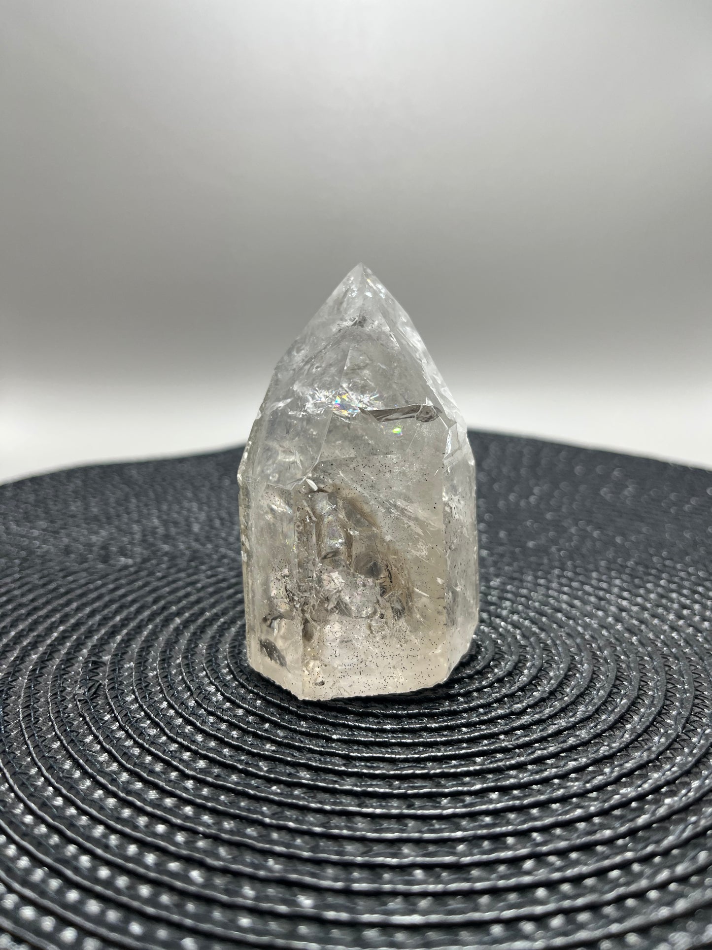 Quartz Point - with Rainbows