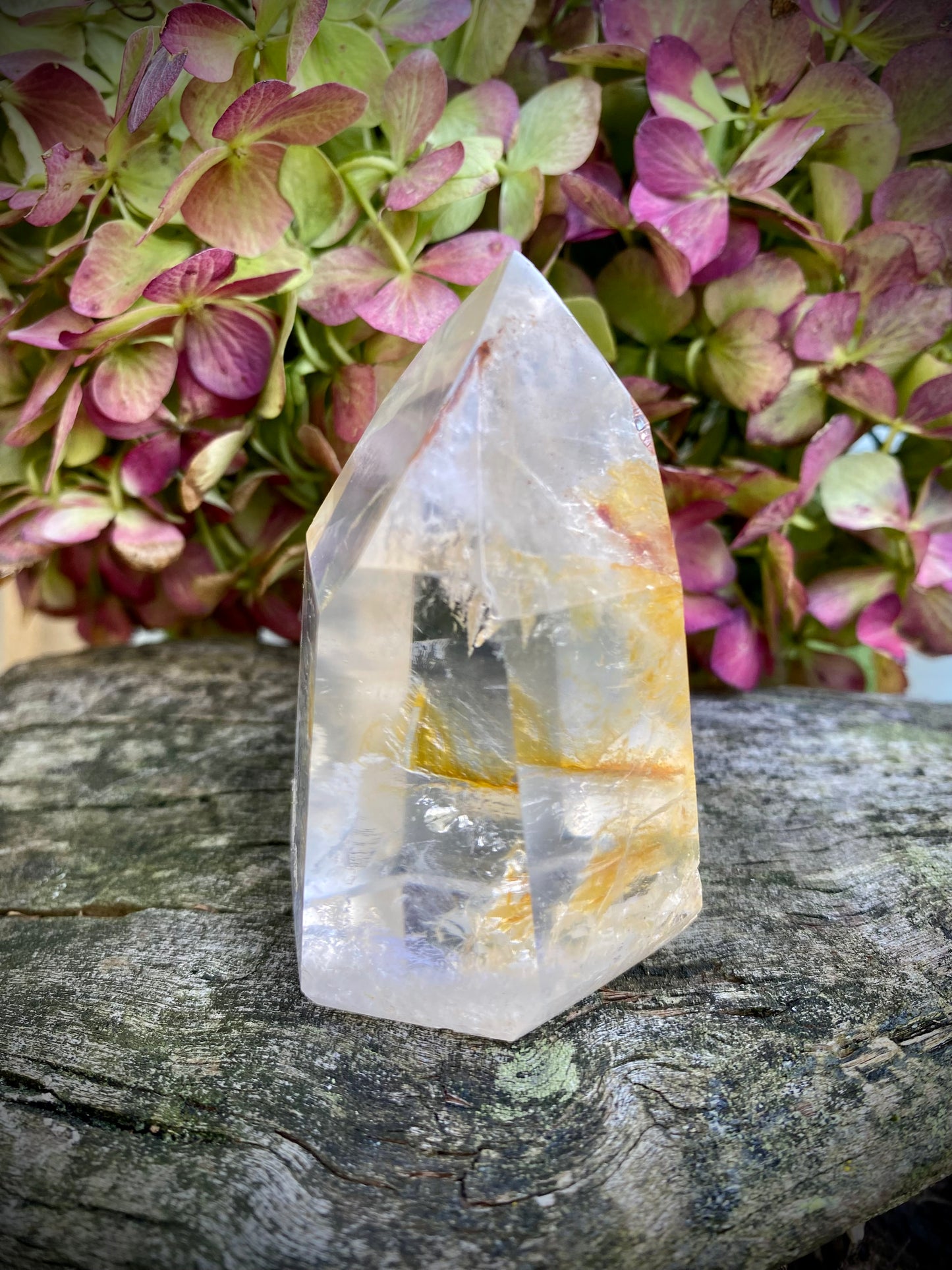 Golden Healer Quartz Point -Small