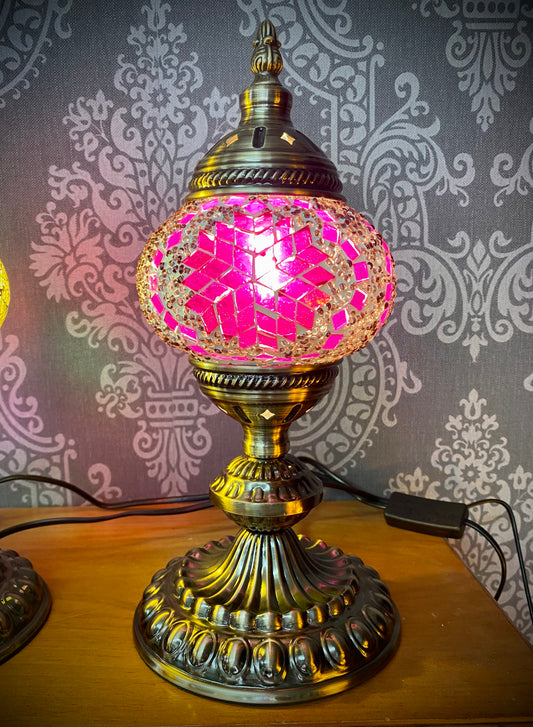 Handmade Turkish Mosaic Table Lamp