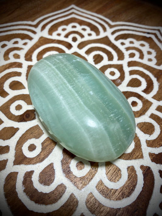 Pistachio Calcite Palmstone