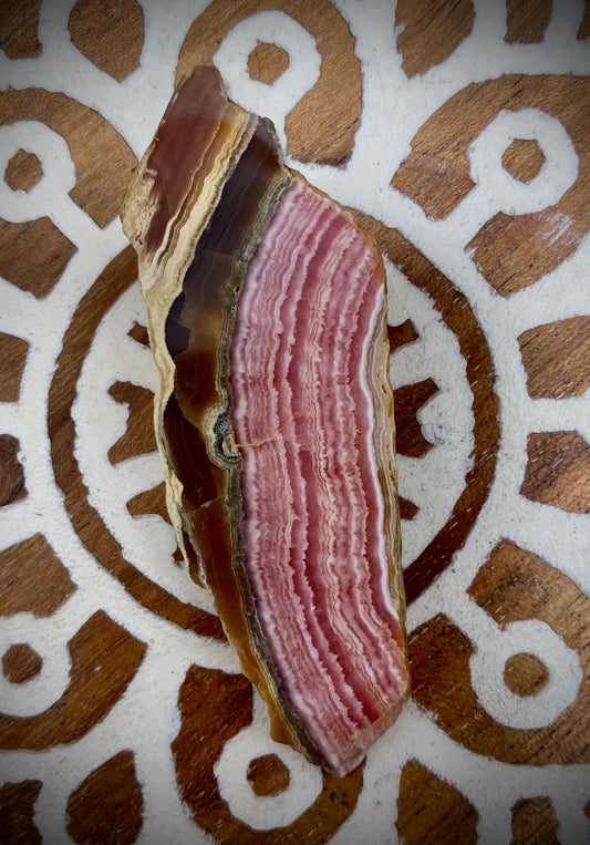 Rhodochrosite Slice