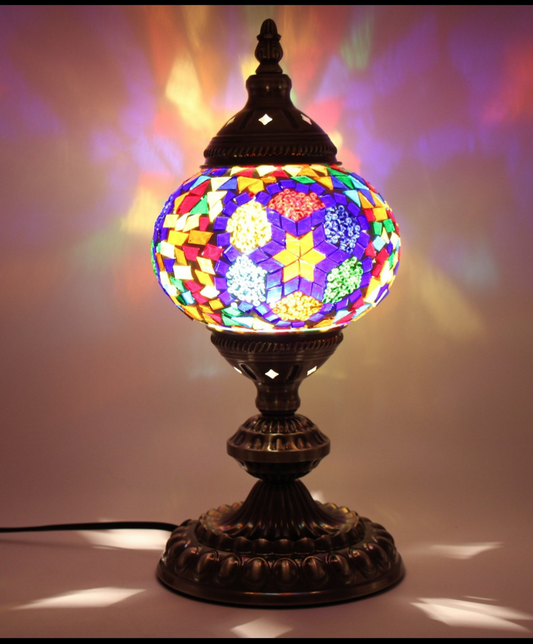 Turkish Mosaic Aroma Lamp - Shattered Star